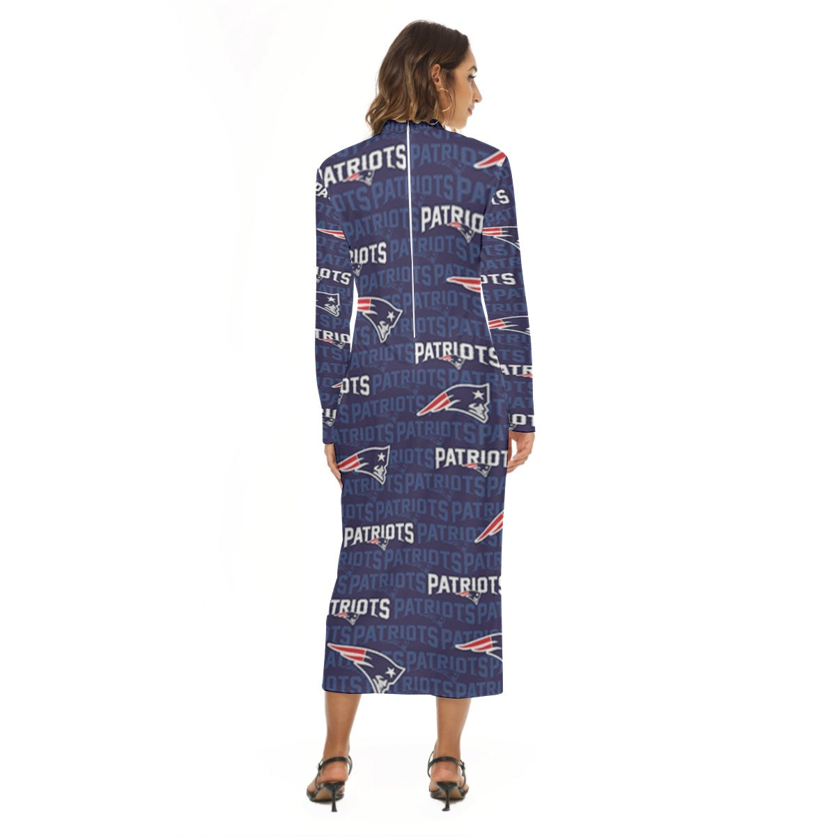 New England Football Game Day All-Over Print Women's Hip Dress