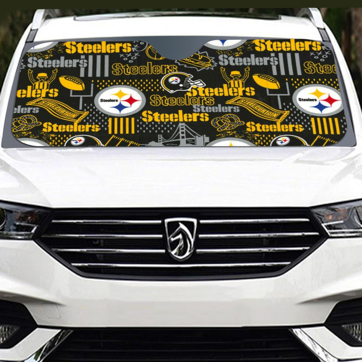 Pittsburgh Steelers Windshield Sunshade | 145cm(57.1”)
