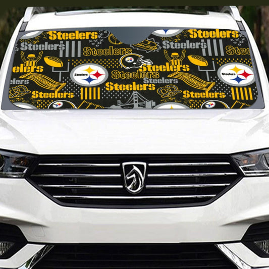 Pittsburgh Steelers Windshield Sunshade | 145cm(57.1”)