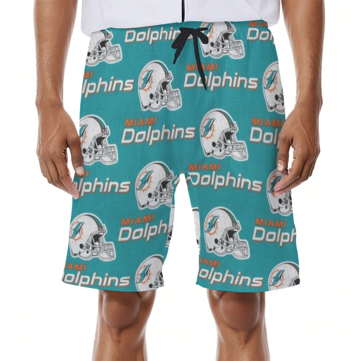 Miami Football Game Day All-Over Print Men's Beach Shorts