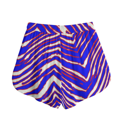 Buffalo Bills Zubaz Women's Shorts With Drawstring | Rayon