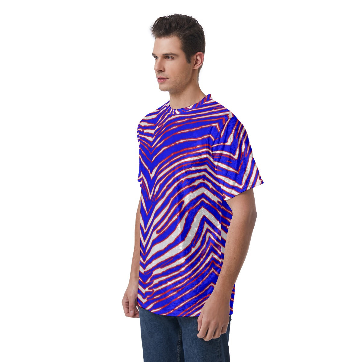 Buffalo Bills Zubaz Men's T-Shirt | Velvet