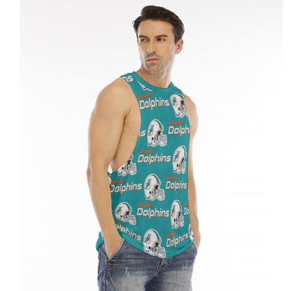 Miami Football Game Day All-Over Print Men's O-neck Long Tank Top