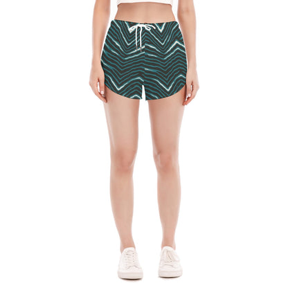 Philadelphia Football Game Day All-Over Print Women's Side Split Running Pants