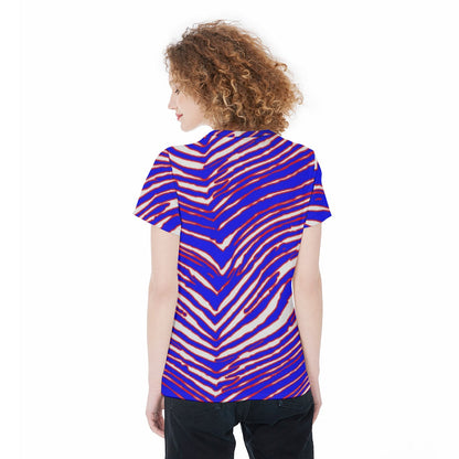 Buffalo Bills Zubaz Round Neck T-Shirt