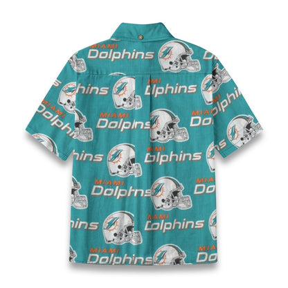 Miami Football Game Day All-Over Print Children's Shirt With Pocket | 125GSM Cotton