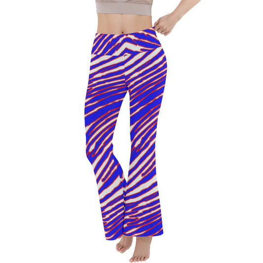 Buffalo Bills Zubaz Women's Reversible High-Waisted Yoga Pants