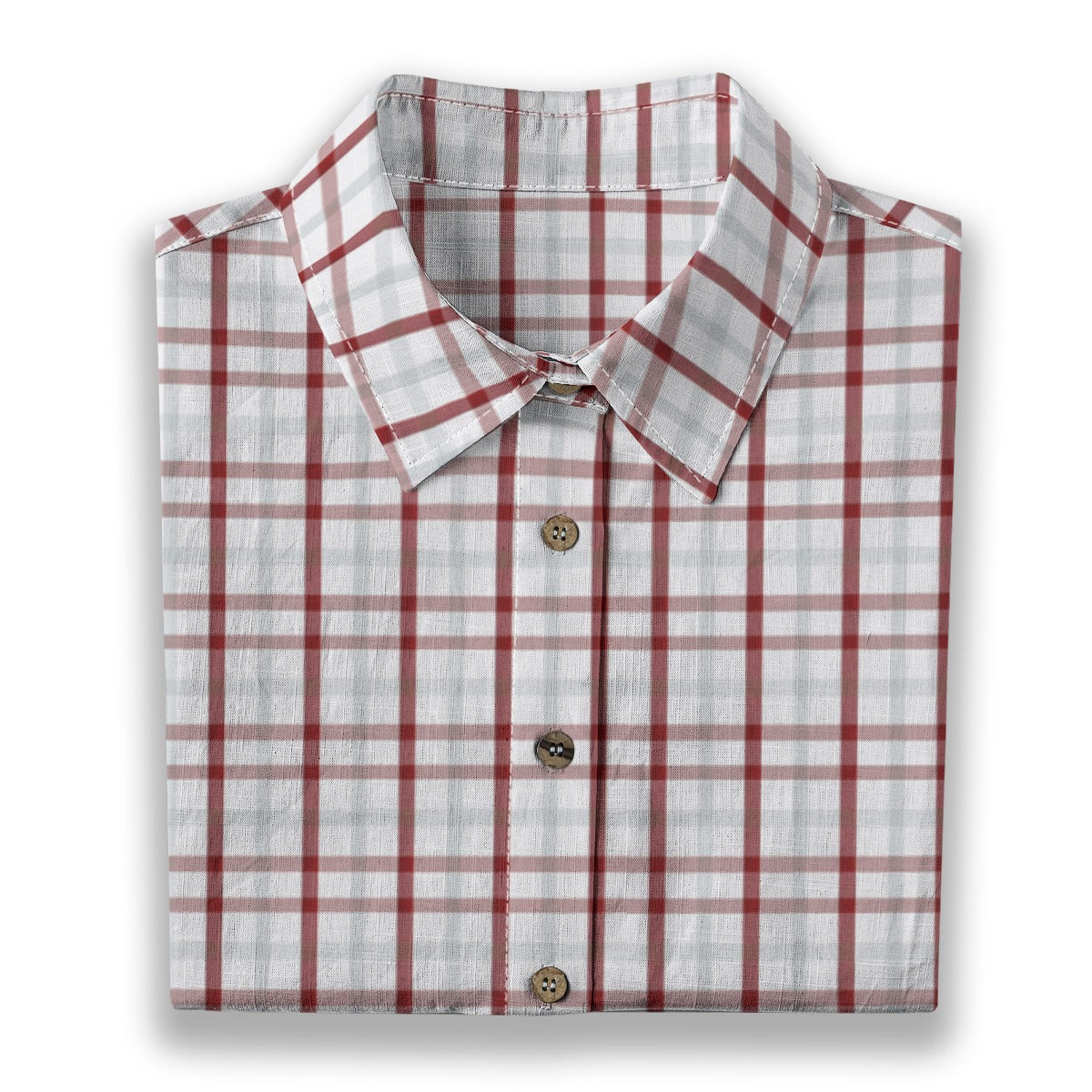 Indiana Tartan Plaid Bloomington  Hoosiers Women's Shirt | 125GSM Cotton