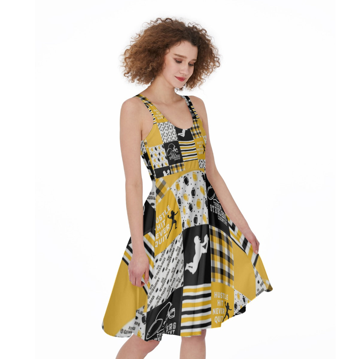 All-Over Print Women's Sleeveless Dress