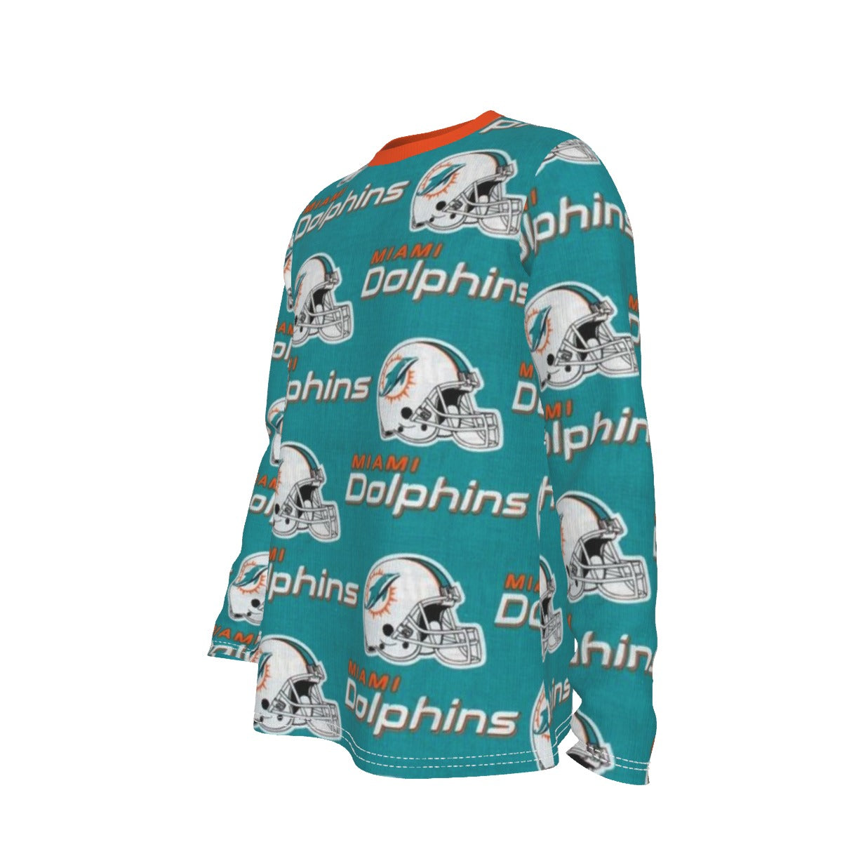 Miami Football Game Day All-Over Print Men's Long Sleeve T-Shirt