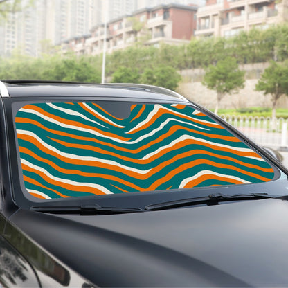 Miami Football Game Day Windshield Sunshade | 145cm(57.1”)