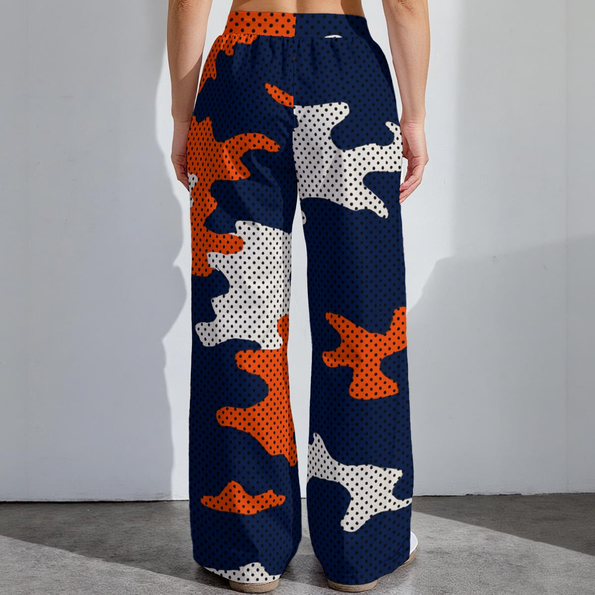 Illinois Urbana - Fighting Illini camo Women's High-Stretch Casual Pants|290GSM