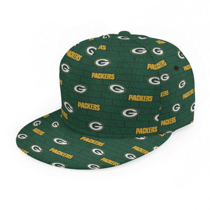 Green Bay Football Game Day Baseball Cap With Flat Brim
