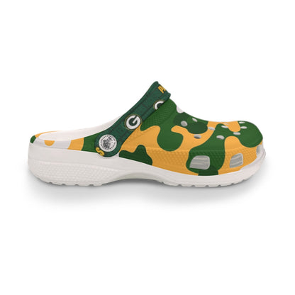 Green Bay Football Game Day All-Over Print Women's Classic Clogs