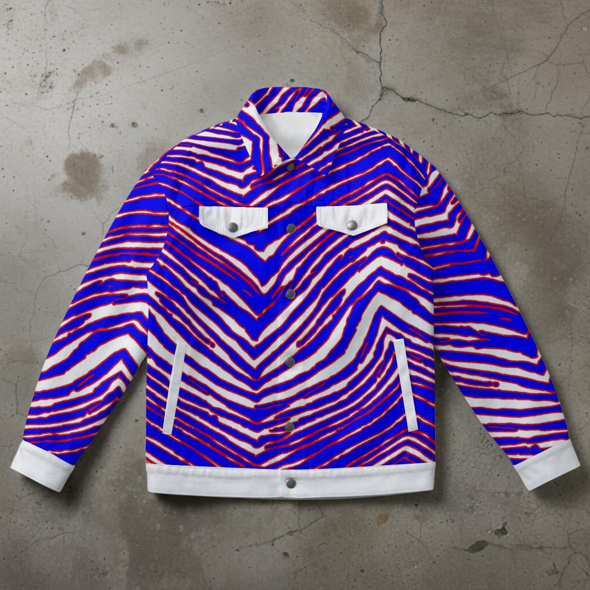 Buffalo Bills zubaz Unisex Collared Jacket