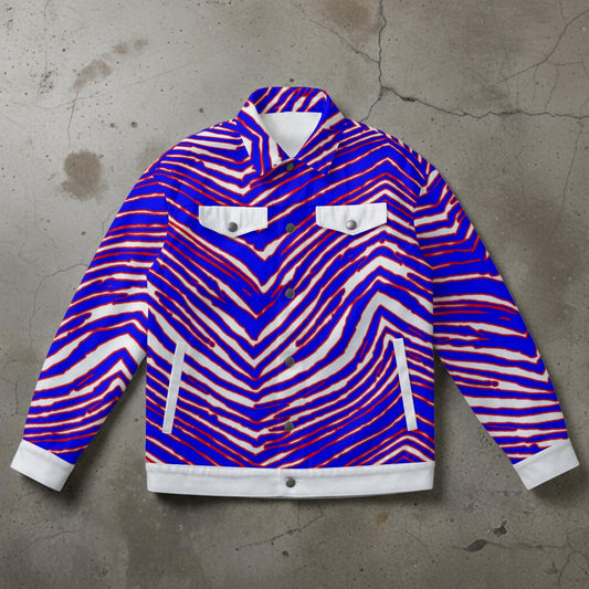 Buffalo Bills zubaz Unisex Collared Jacket