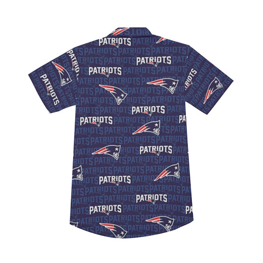 New England Football Game Day All-Over Print Men's Deep V-neck Short Sleeve T-shirt