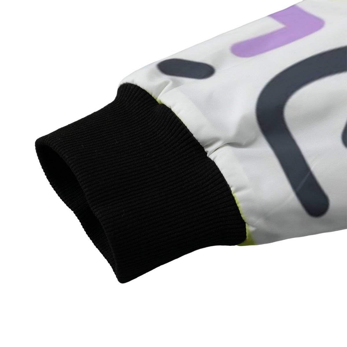 Urban Legend 90s Street Icons – Memphis Style Fleece Bomber Jacket