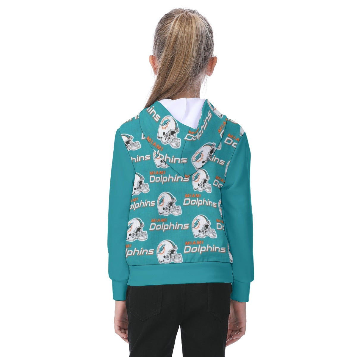 Miami Football Game Day All-Over Print Oversized Kid's Hoodie
