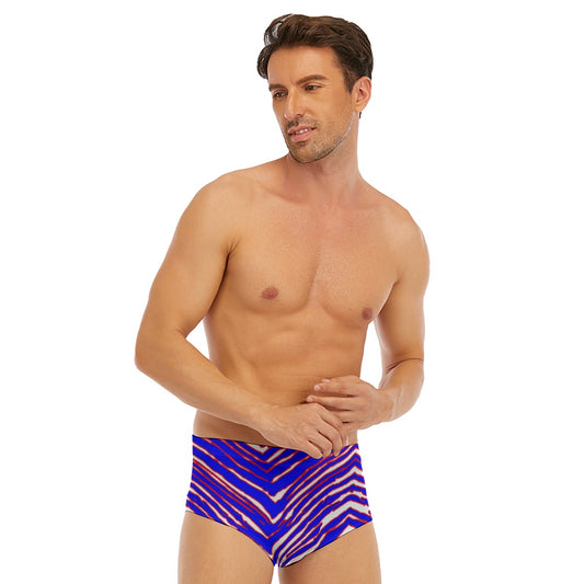 Buffalo Bills Zubaz Men's Triangle Swim Trunks