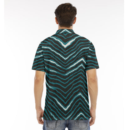 Philadelphia Football Game Day All-Over Print Men's Polo Shirt | Velvet