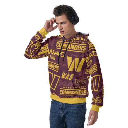 Washington Commanders Men's Raglan Pullover Hoodie