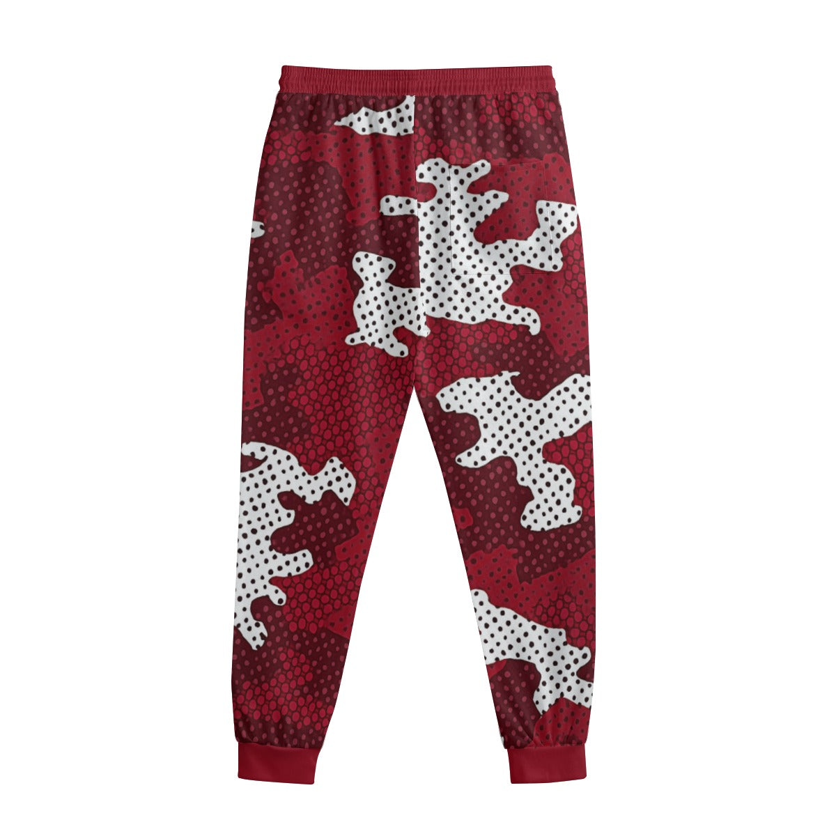 Urban Legend Oklahoma Crimson Cream Camo Sweatpants With Waistband
