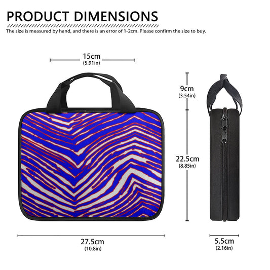 Buffalo Bills Zubaz Simple Canvas Storage Bag Single Printing