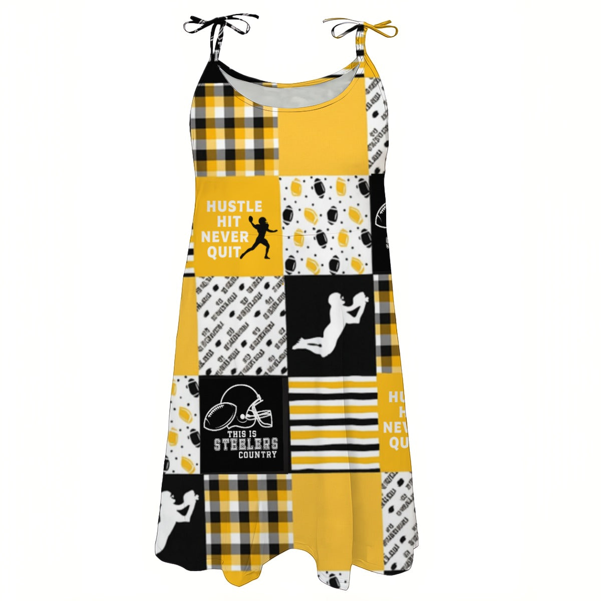 All-Over Print Women's Beach Tie Dress