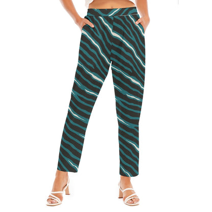 Philadelphia Football Game Day All-Over Print Women's Loose Straight-leg Pants