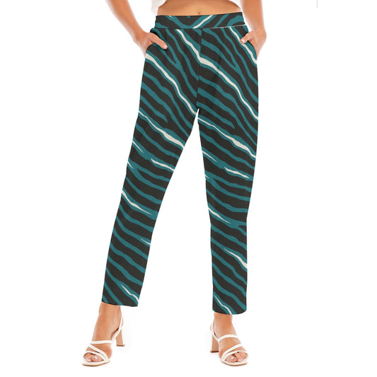 Philadelphia Football Game Day All-Over Print Women's Loose Straight-leg Pants