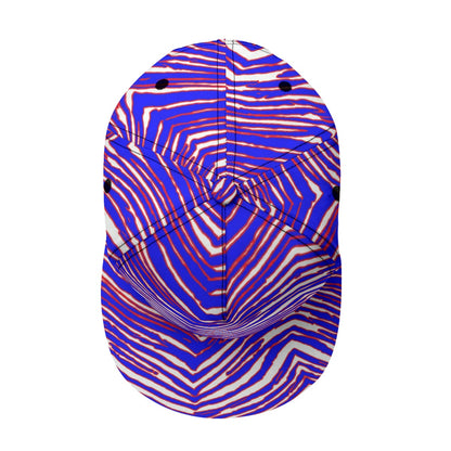 Buffalo Bills Zubaz Flat-Brim Baseball Cap With Box