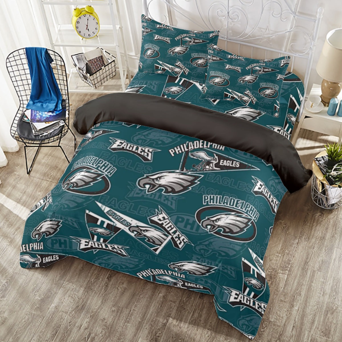 Philadelphia Football Game Day Four-piece Duvet Cover Set