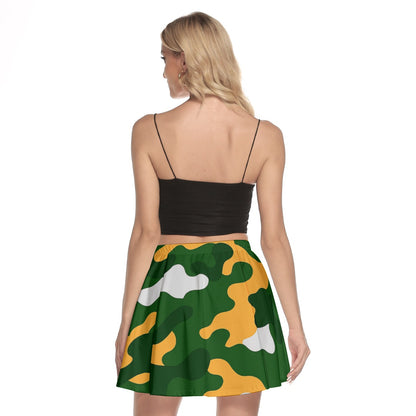 Green Bay Football Game Day All-Over Print Women's Mini Skirt