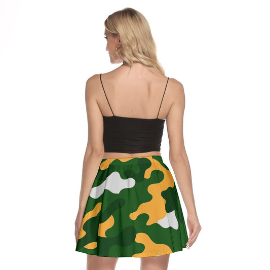 Green Bay Football Game Day All-Over Print Women's Mini Skirt
