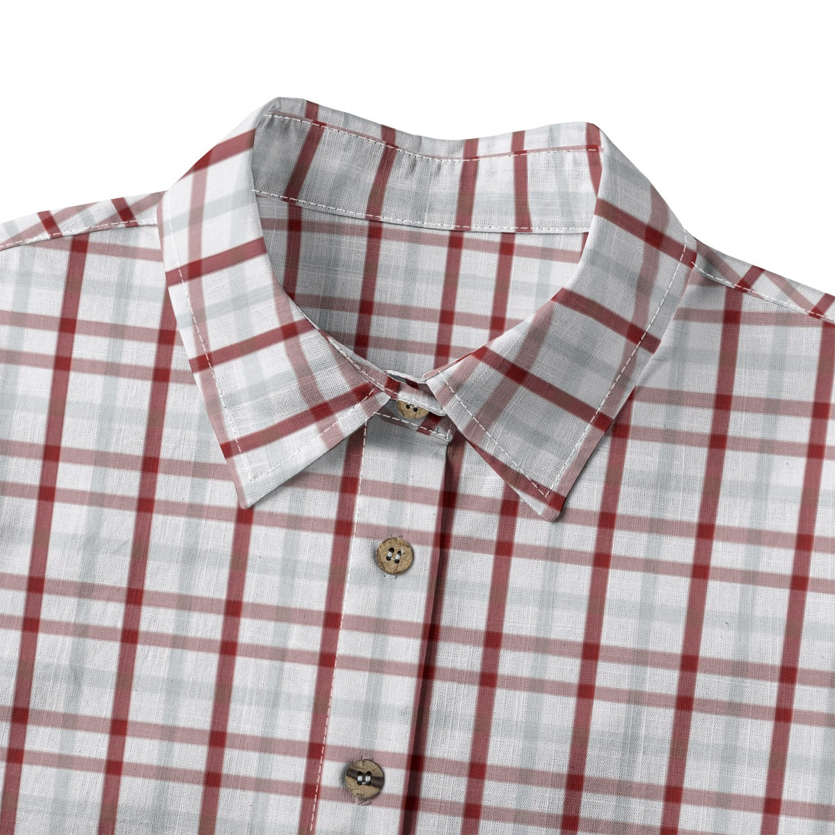 Indiana Tartan Plaid Bloomington  Hoosiers Women's Shirt | 125GSM Cotton