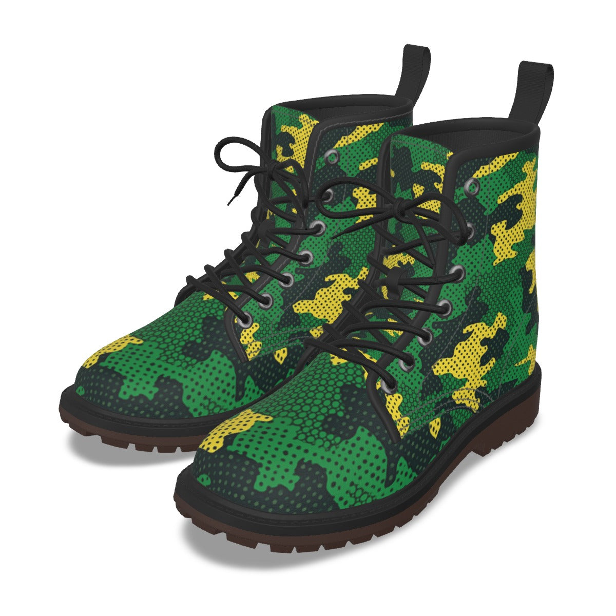 Urban Legend Oregon Ducks Green Yellow White Camo Martin Short Boots