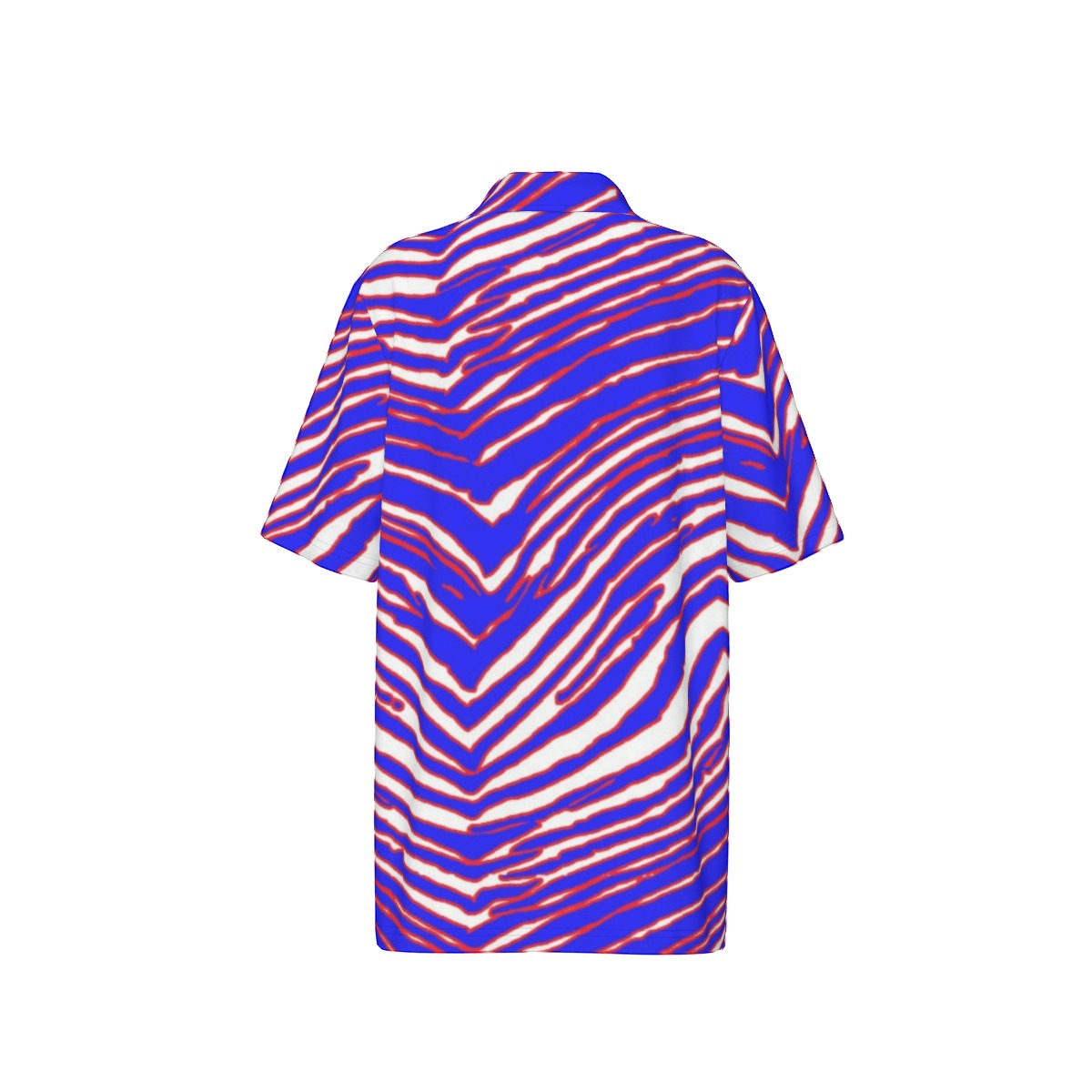 Buffalo Bills Zubaz Teenage Polo Collar Jersey |210GSM