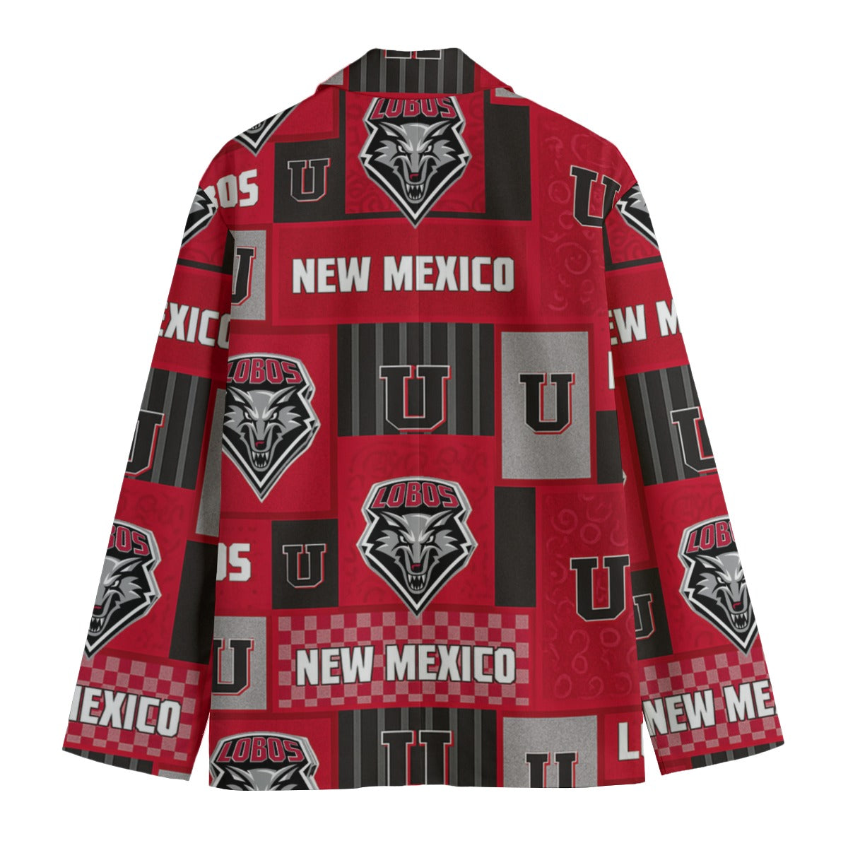 New Mexico - Lobos Game Day Flat Lapel Collar Blazer