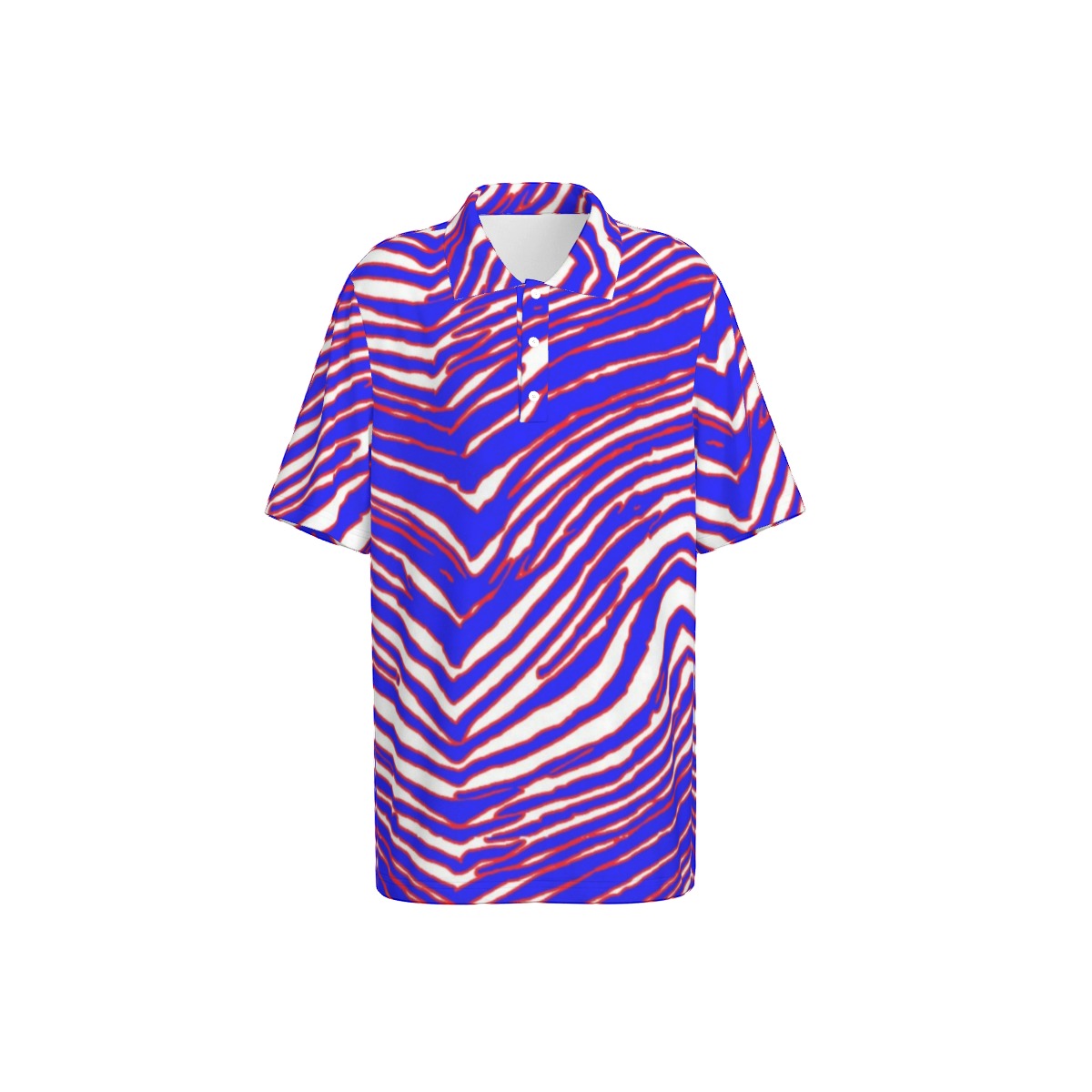 Buffalo Bills Zubaz Teenage Polo Collar Jersey