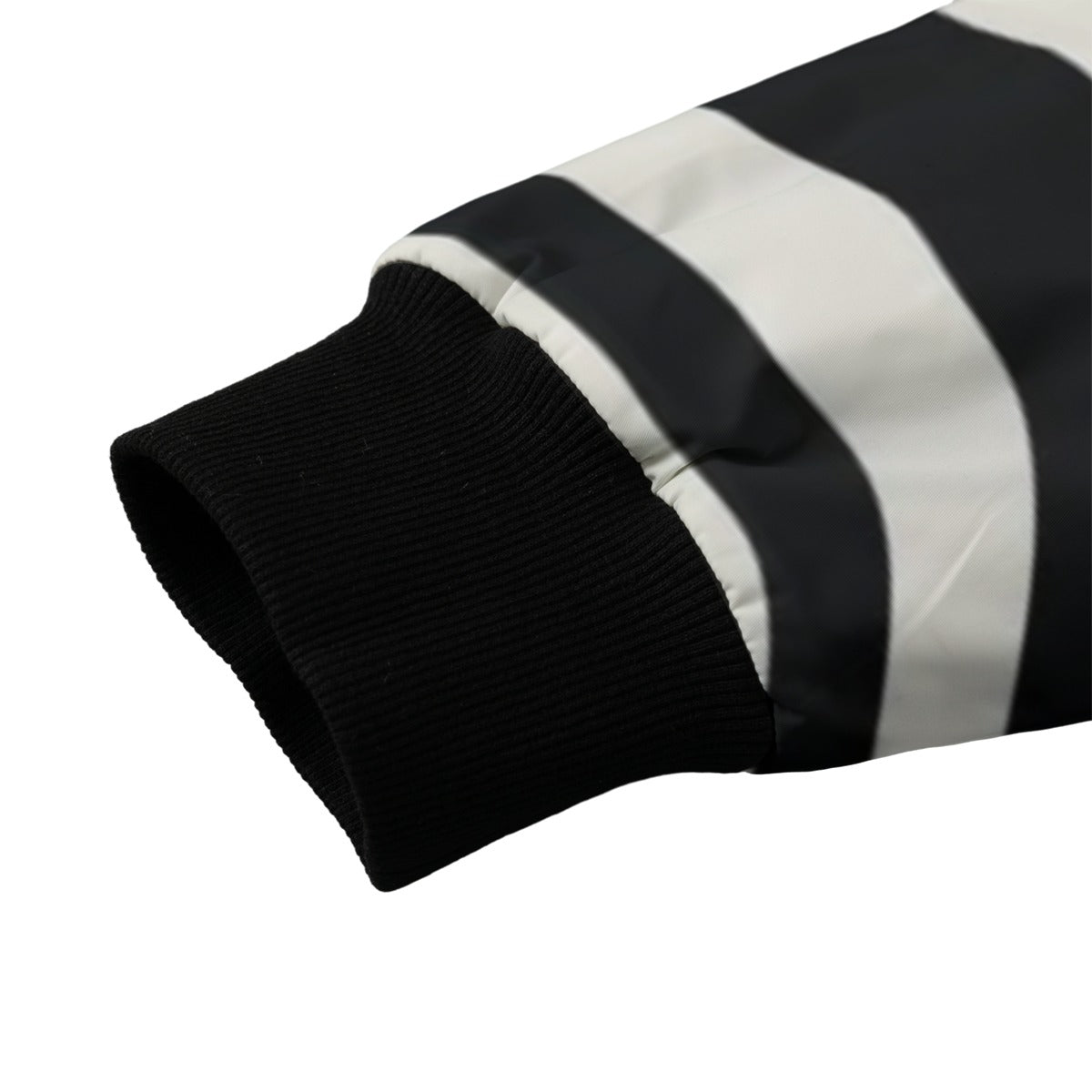 Urban Legend 90s Street Icons Zebra Stripes Pattern Fleece Bomber Jacket