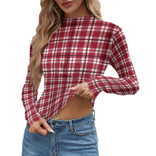 Alabama Tartan plaid Women's Mesh T-shirt