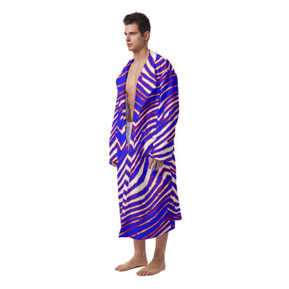 Buffalo Bills Zubaz Men's Heavy Fleece Robe