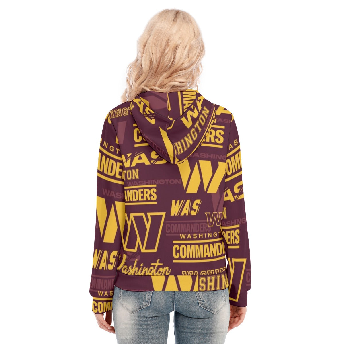 Washington Commanders Women's Hoodie With Zipper