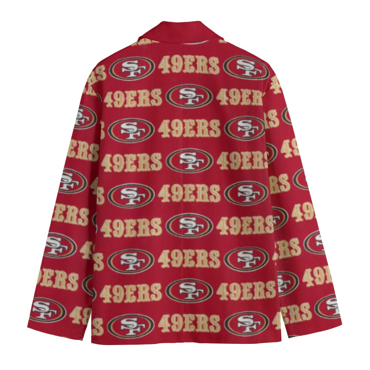 San Francisco 49ers suit Flat Lapel Collar Blazer