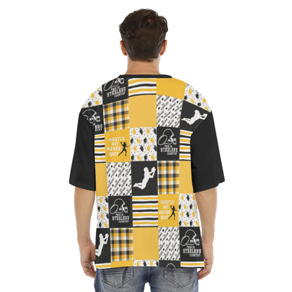 All-Over Print Men's Drop Shoulder T-shirt With Short Sleeve