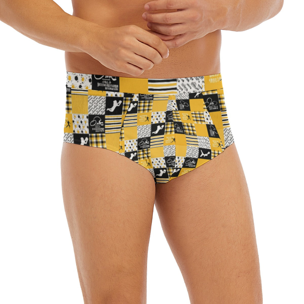 All-Over Print Men's Triangle Low-rise Underwear