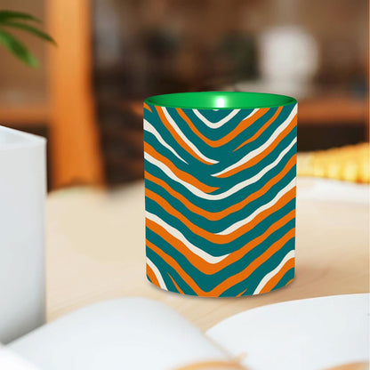 Miami Football Game Day 11oz Double Color Mug For the USA