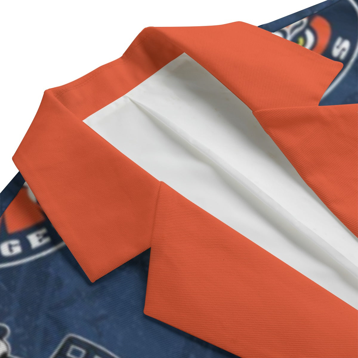 Auburn Tigers game day Flat Lapel Collar Blazer