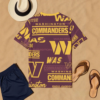 Washington Commanders Men's O-Neck T-Shirt | 190GSM Cotton